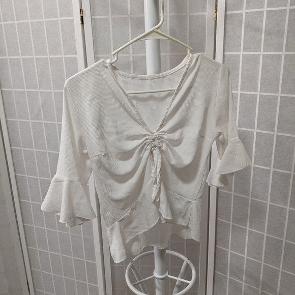 ASOS Design Midi Skirt with Wrap Detail in Rose Print - Picture 3 of 8